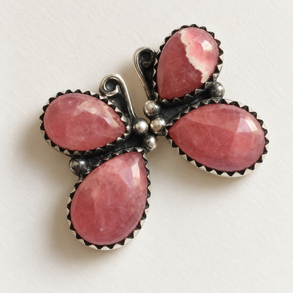Rose Bloom Pink Jewellery Combo – Floral & Butterfly Collection